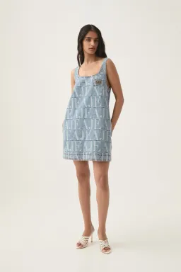 Aje Nostalgia Denim Mini for rent on The Volte - image 1