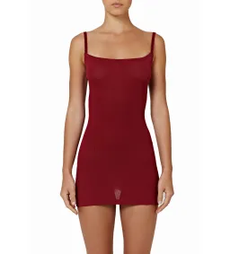 Bamba Swim Romanza Dress and Cardigan Set Rosso Size XS/AU 6 for rent on The Volte - image 1