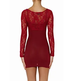Bamba Swim Romanza Dress and Cardigan Set Rosso Size XS/AU 6 for rent on The Volte - image 6
