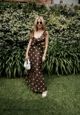 Sir the Label Vivi Frill Dress Marlon Polka Dot Size 6 for rent on The Volte - image 5