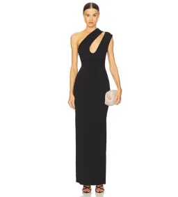Solace London Krista Maxi Dress in Black Size AU6 for rent on The Volte - image 2
