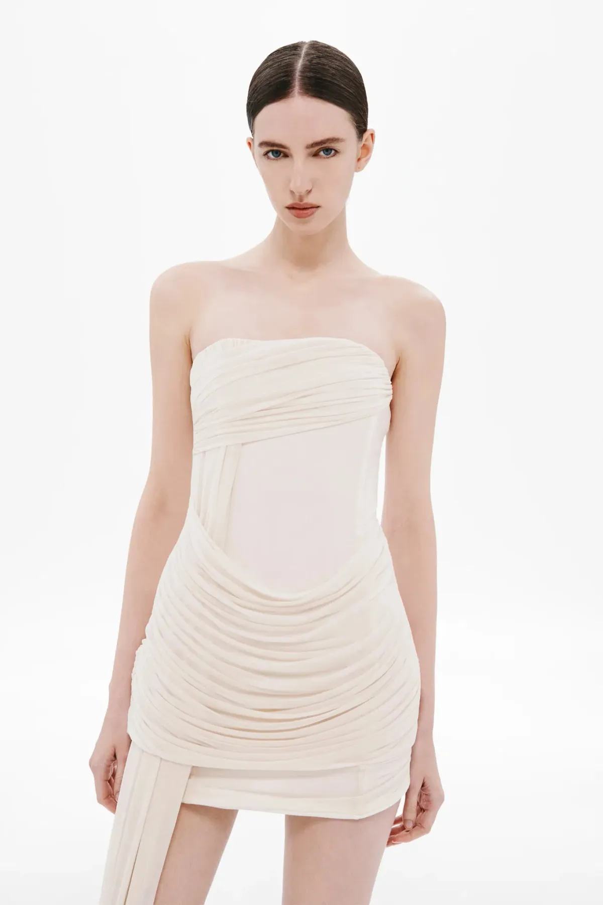 Misha - THE EMBER WRAPPED MINI DRESS for rent on The Volte - main image