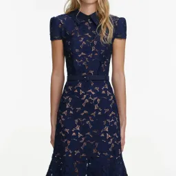 Self Portrait Belted Midi Dress for rent on The Volte - image 2