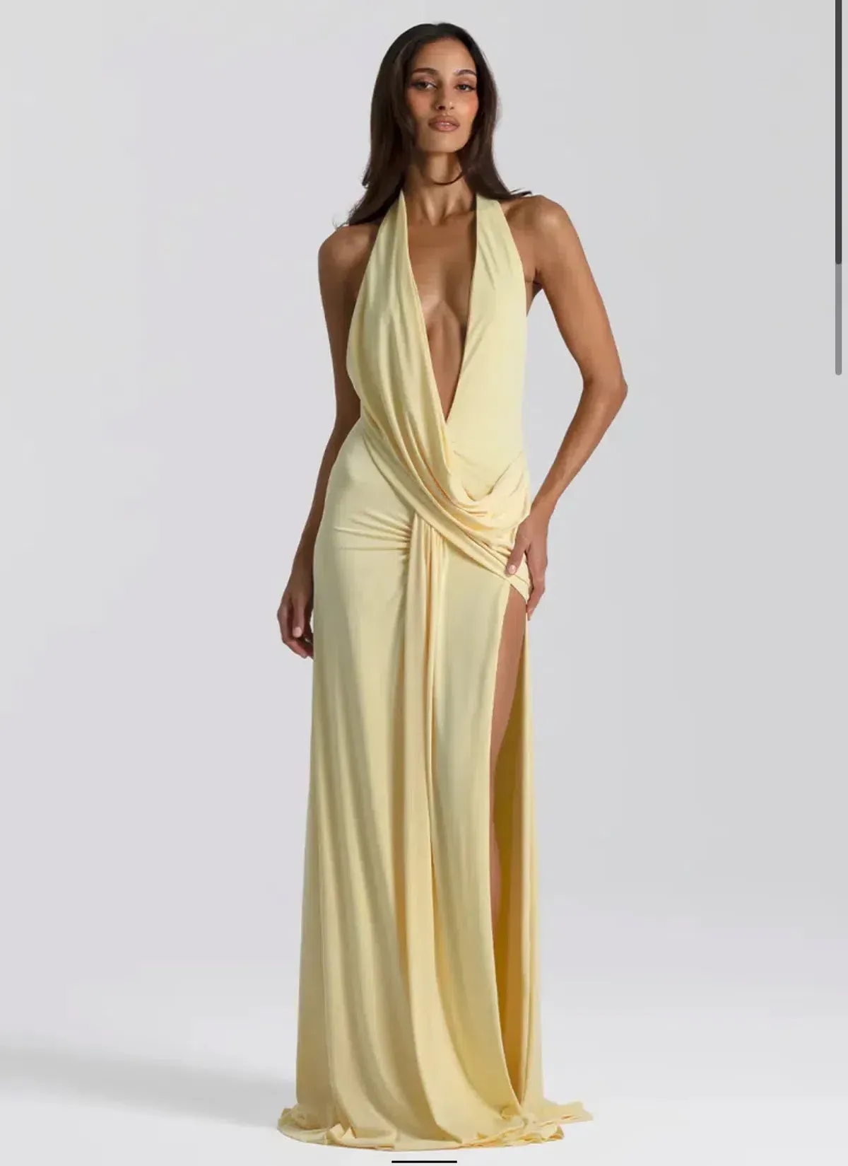 Natalie Rolt Winona Dress Size 6 Yellow for rent on The Volte - main image