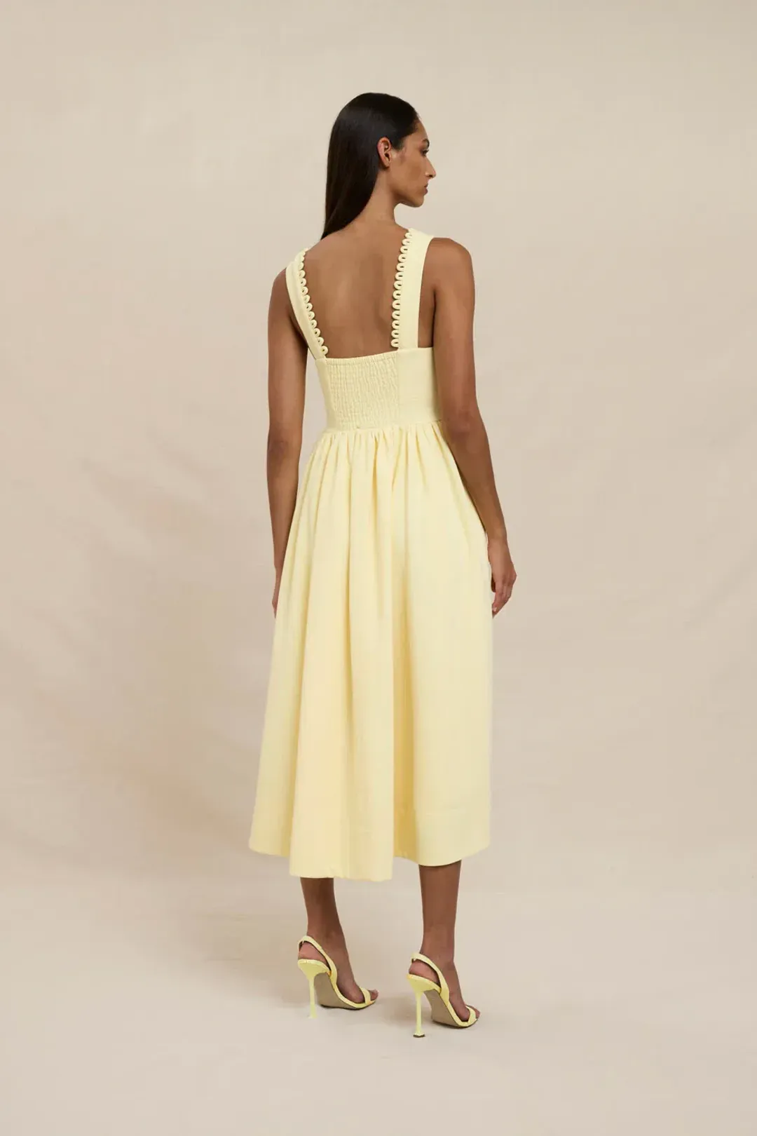 Nova Scallop Midi Dress by By Johnny Size 8 for rent on The Volte - main image