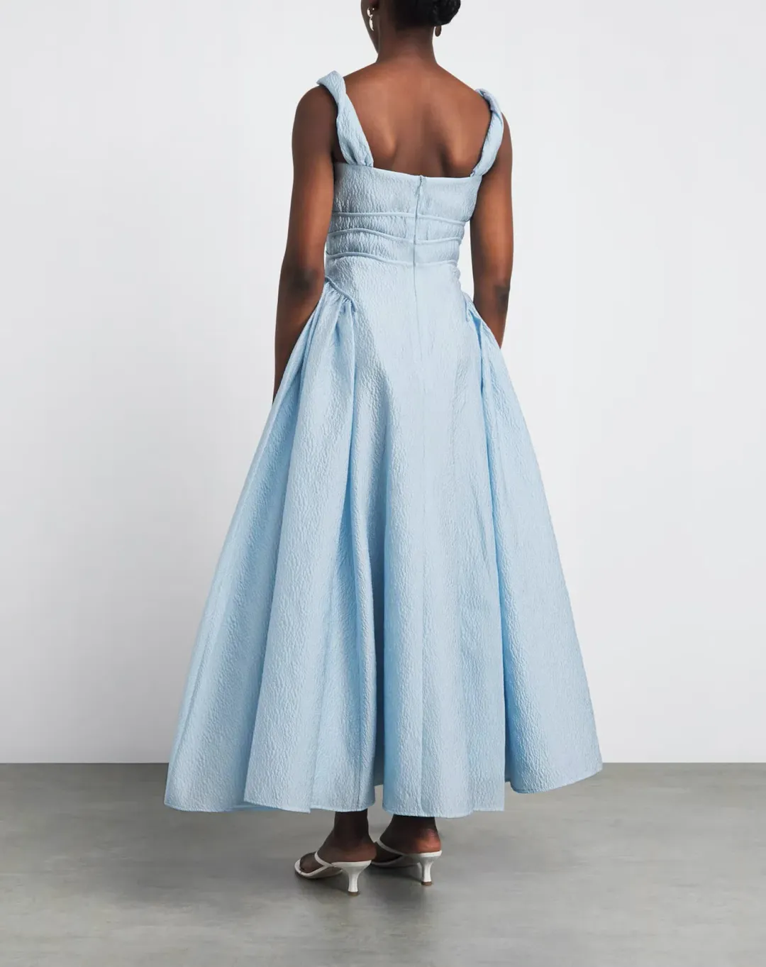 Rachel Gilbert Sophia Strap Dress in Sky Blue Size 2 / AU 10 for rent on The Volte - main image