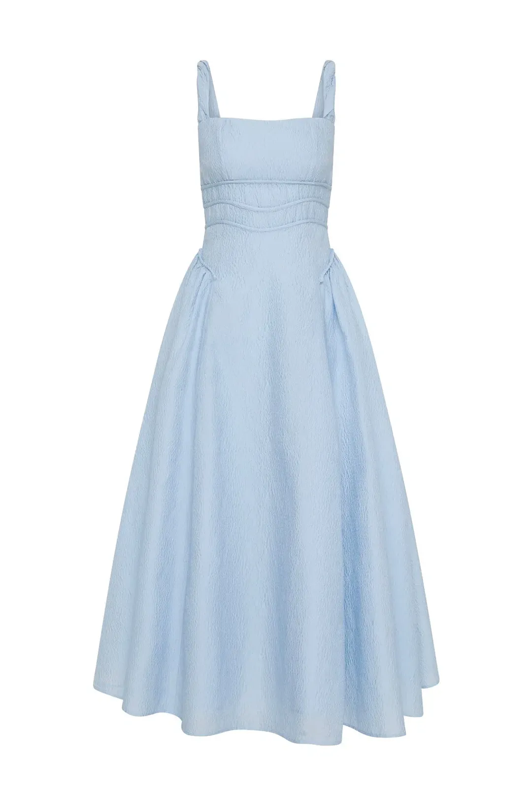 Rachel Gilbert Sophia Strap Dress in Sky Blue Size 2 / AU 10 for rent on The Volte - main image