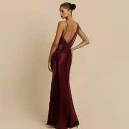 Arcina Ori Helena Dress In Plum Size Small for rent on The Volte - image 5