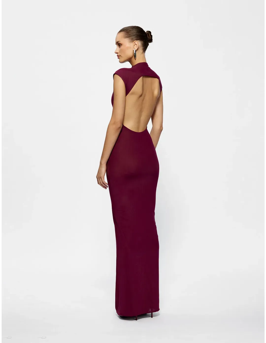 Effie Kats Caldwell Soft Mesh Cap Sleeve Maxi Dress Size XS / AU 6  for rent on The Volte - main image