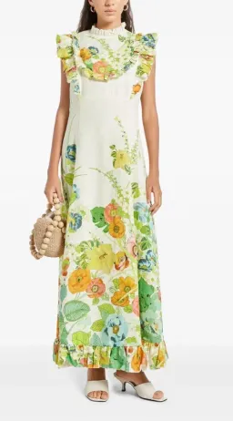 Alemais Constance Midi Dress Multi Size 16 for rent on The Volte - image 2