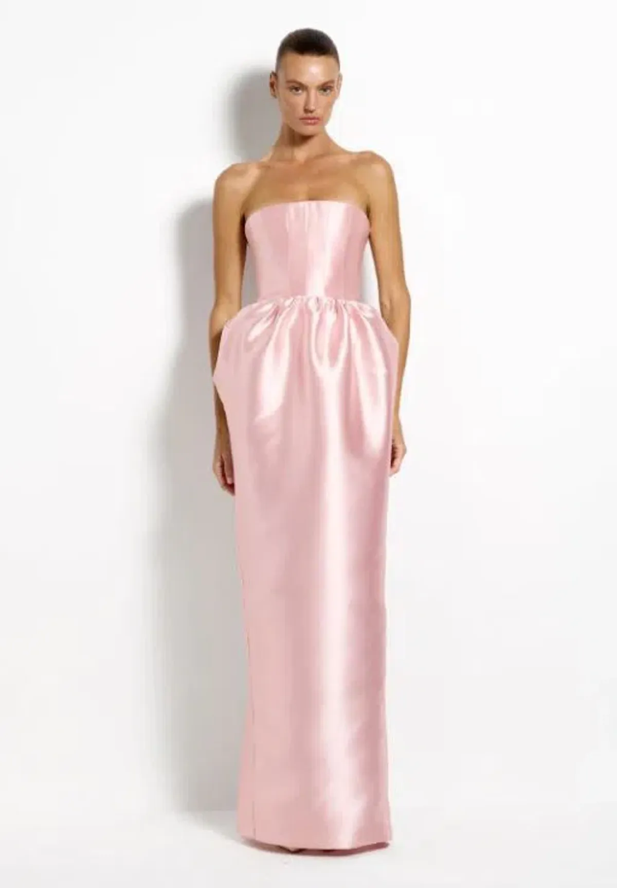 Effie Kats Peyton Gown in Blush Size 6 for rent on The Volte - main image