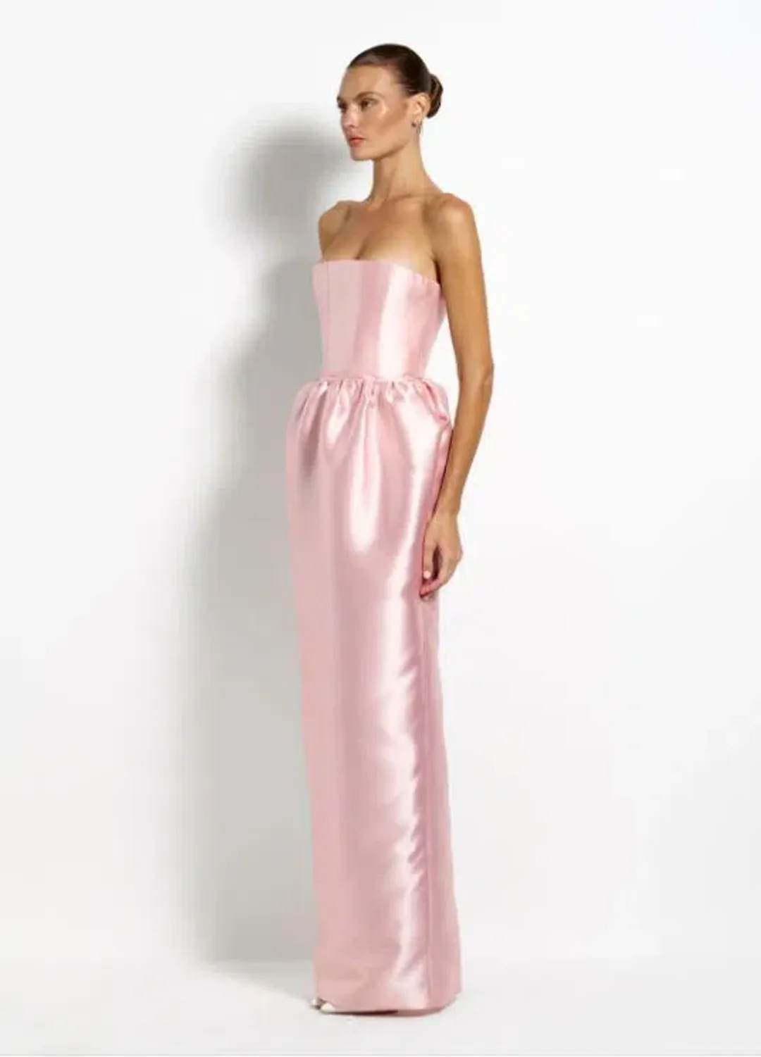 Effie Kats Peyton Gown in Blush Size 8 for rent on The Volte - main image
