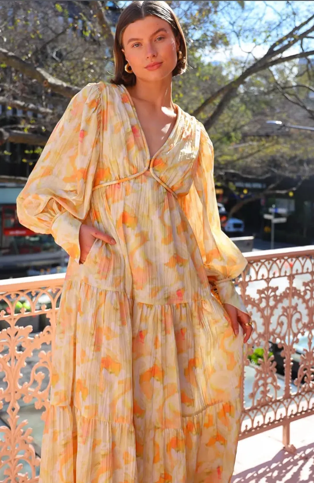 ACLER REDFORD MAXI DRESS SIZE 12 for rent on The Volte - main image