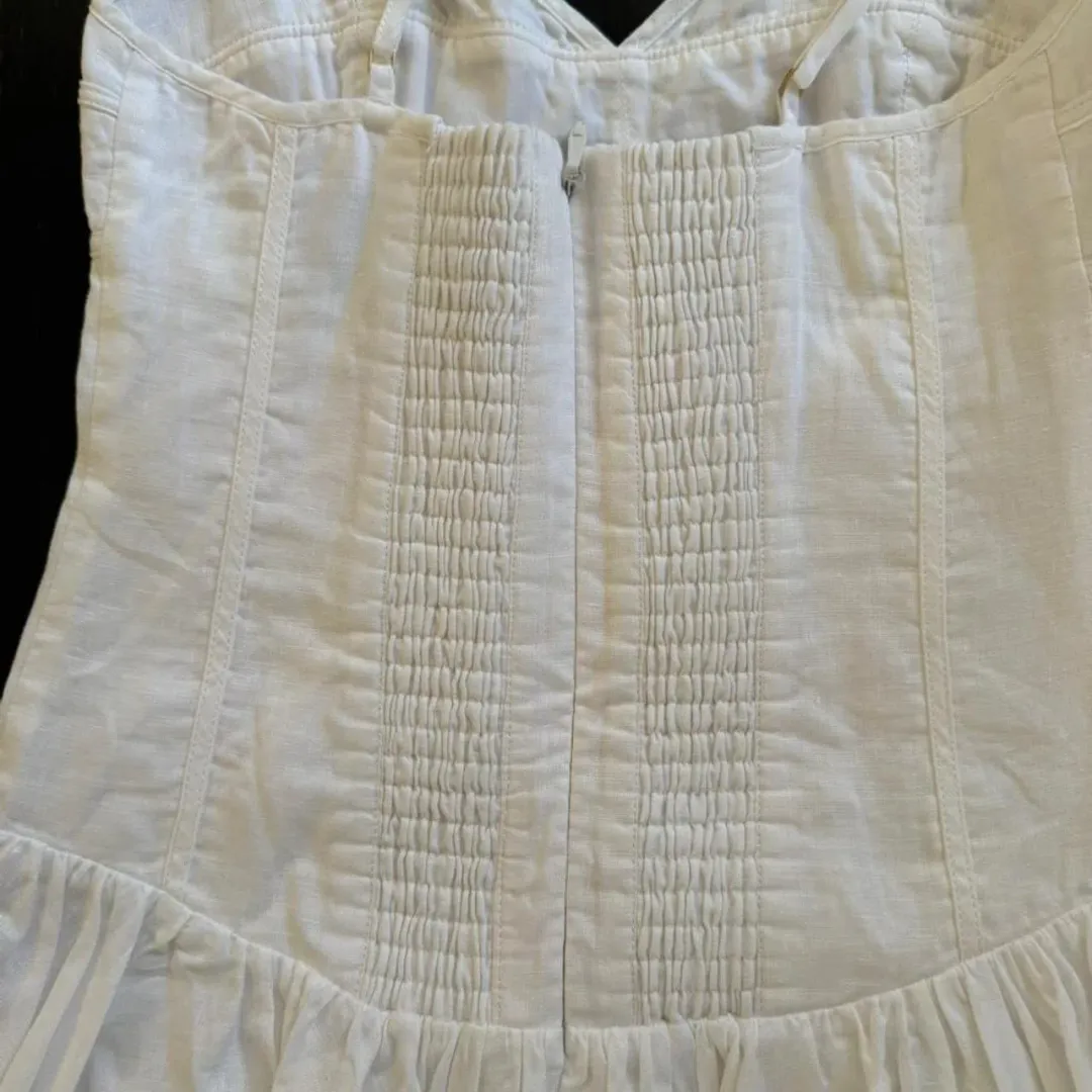 Aje white corset mini dress  for rent on The Volte - main image