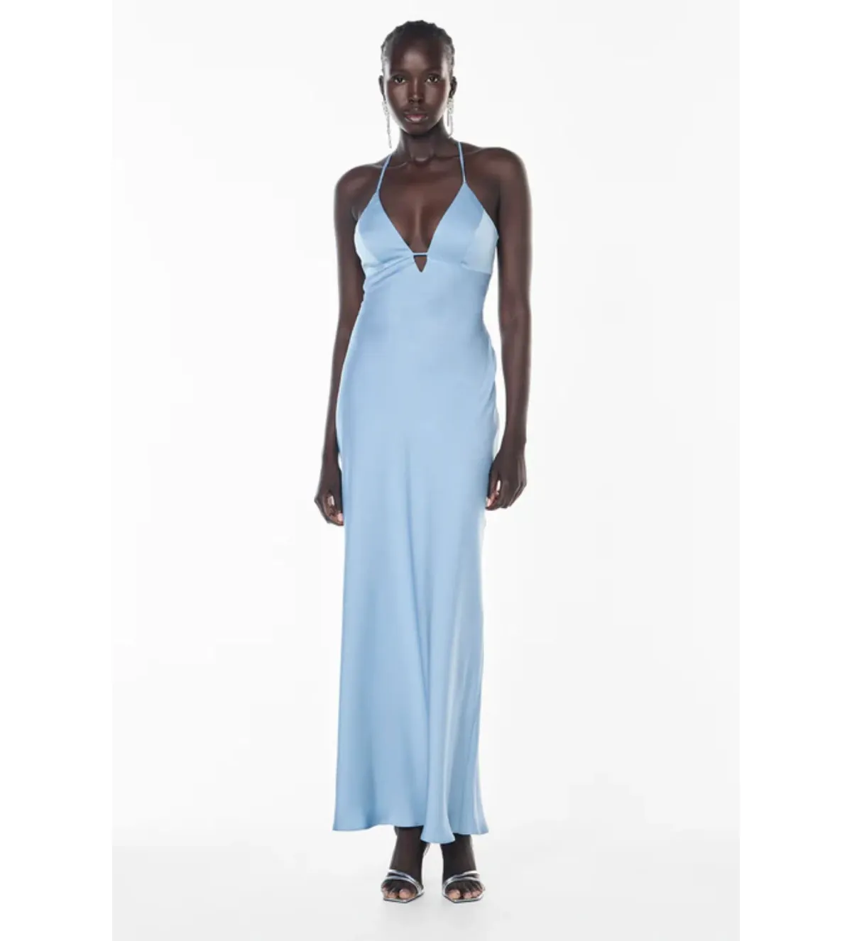 Manning Cartell Time to Shine Slip Dress in Powder Blue Size AU4 for rent on The Volte - main image