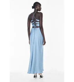 Manning Cartell Time to Shine Slip Dress in Powder Blue Size AU10 for rent on The Volte - image 3