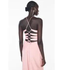 Manning Cartell Time To Shine Slip Dress in Pastel Pink Size AU8 for rent on The Volte - image 3