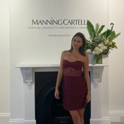 MANNING CARTELL SUPREME EXTREME MINI DRESS SIZE 12 - CRANBERRY COLOUR for rent on The Volte - image 2