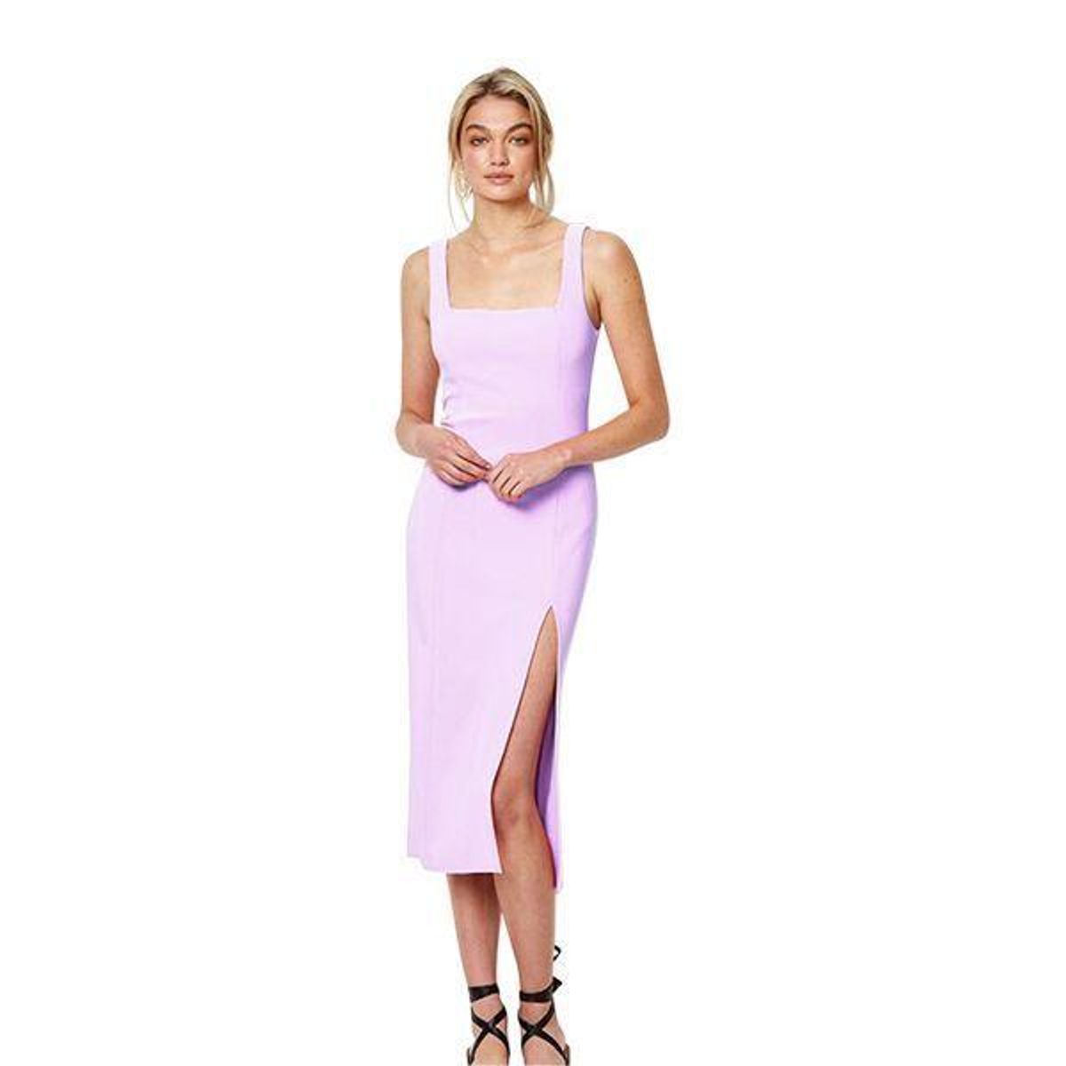 Bec and Bridge Hibiscus Islands Lavender Midi Sz 6 for rent on The Volte - main image