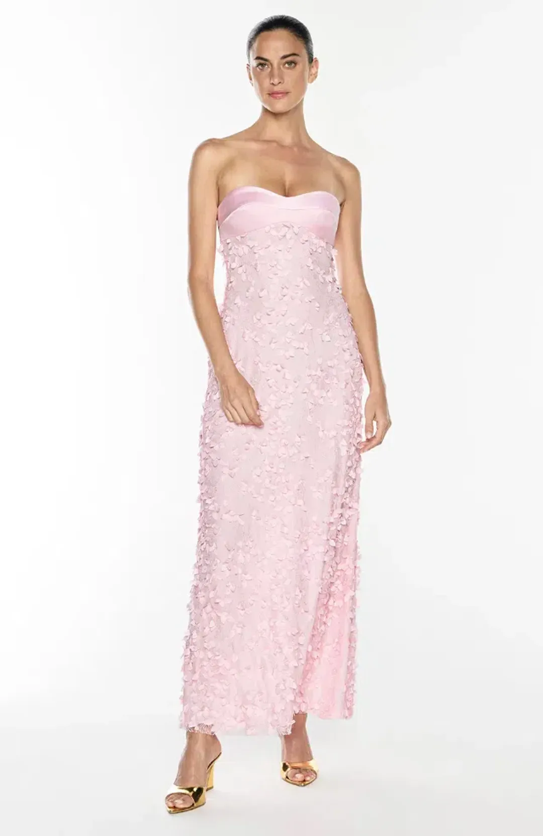 ENCHANTMENT BALCONETTE DRESS | PETAL PINK - SIZE 6 for rent on The Volte - main image