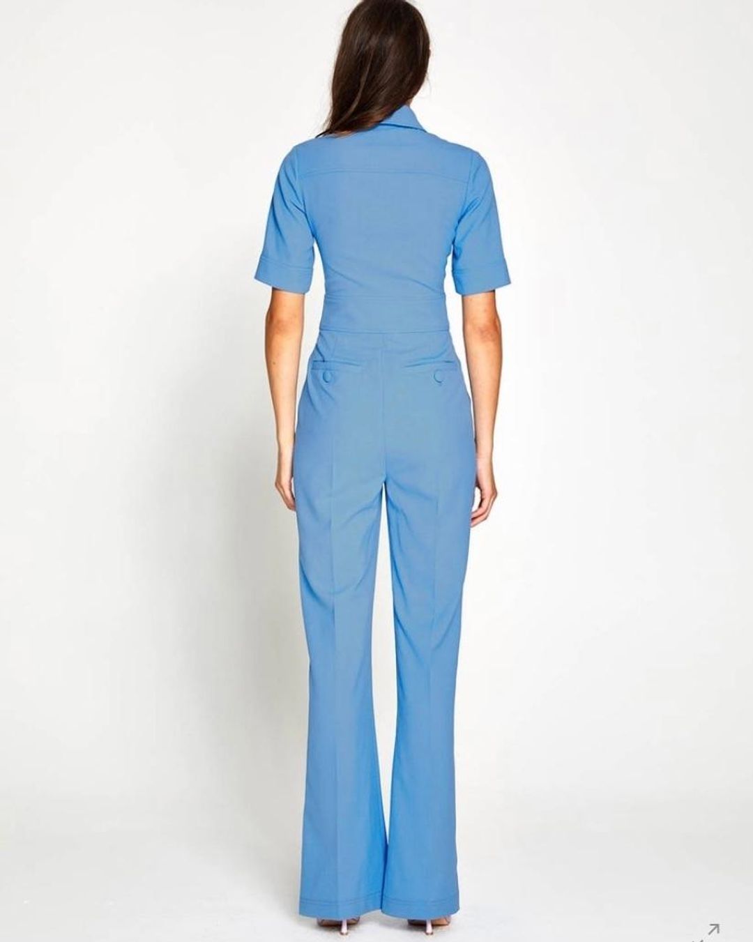 Alice McCall Little Journey Jumpsuit in curulean  size 8 for rent on The Volte - main image