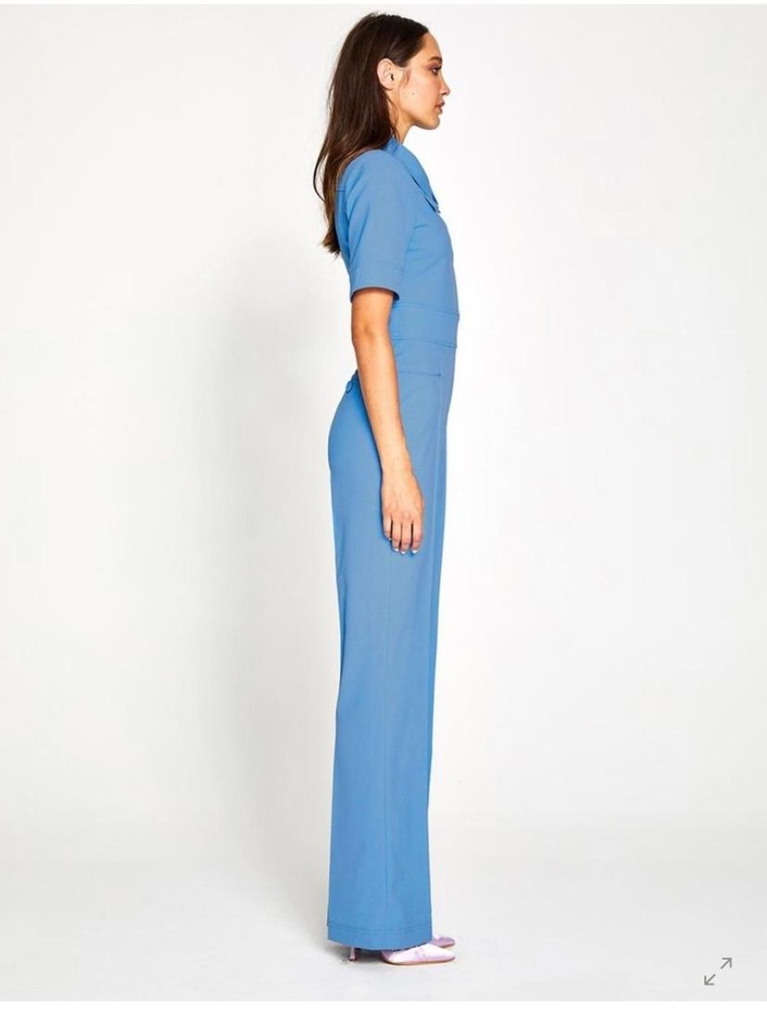Alice McCall Little Journey Jumpsuit in curulean  size 8 for rent on The Volte - main image