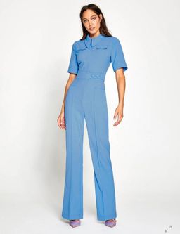 Alice McCall Little Journey Jumpsuit in curulean  size 8 for rent on The Volte - image 4