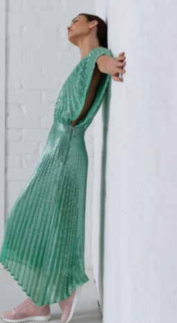 Flannel- Smoke and Mirrors Dress in mint size 6 for rent on The Volte - image 4