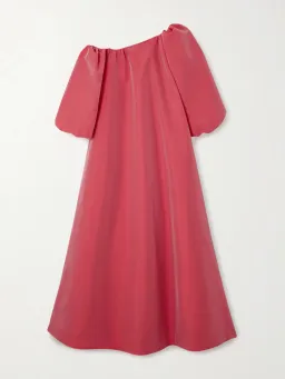 Nathalie off-the-shoulder taffeta gown for rent on The Volte - image 4