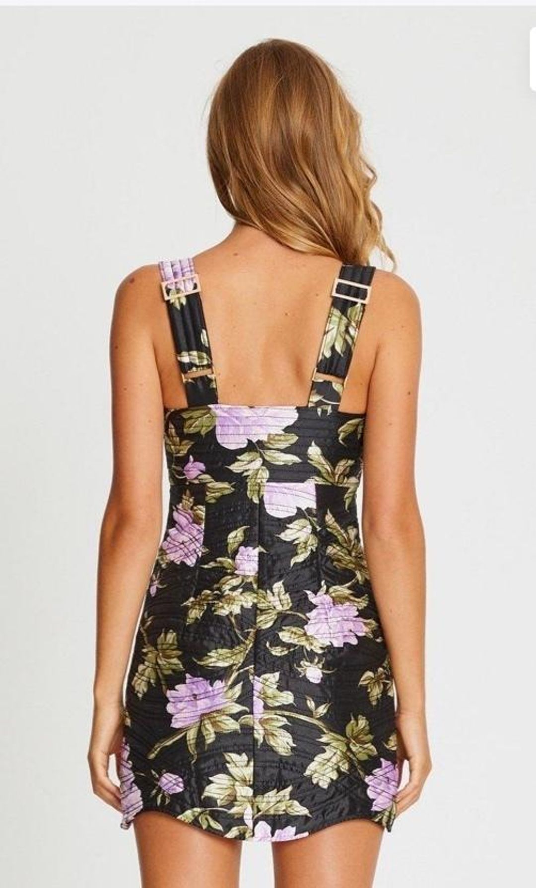 Alice McCall Wild Flowers Dress in black size 6 for rent on The Volte - main image