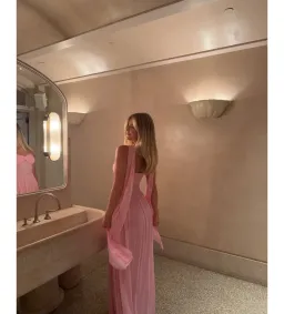 Raphaella Santana Ophelia Dress in Pink Size M/AU10 for rent on The Volte - image 2
