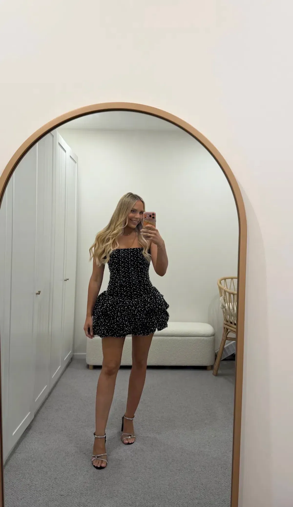 REGINA PEARL MINI DRESS | SIZE 10 for rent on The Volte - main image