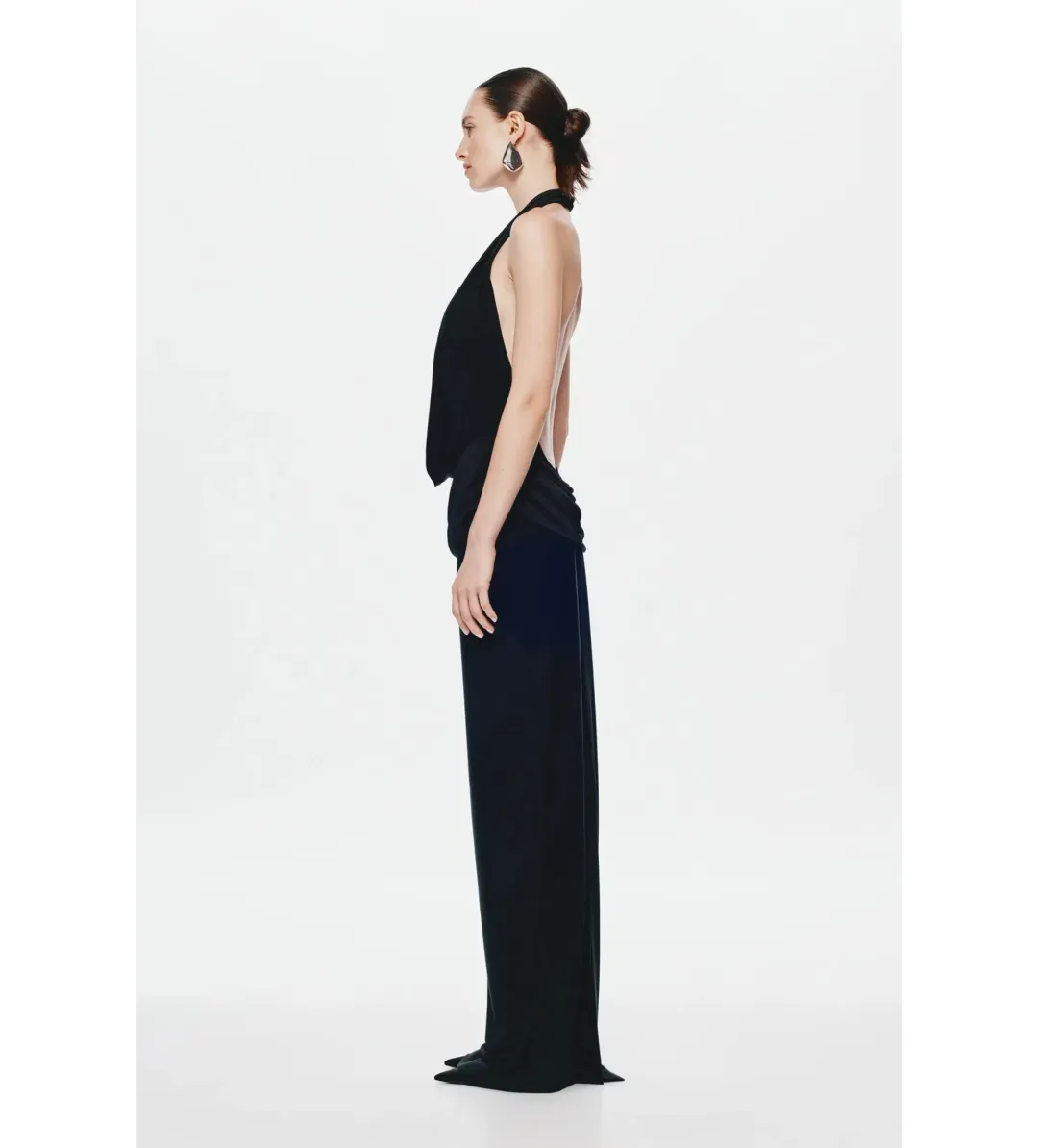 Misha Vanessa Jersey Maxi Dress in Black Size XXS/AU4 for rent on The Volte - main image