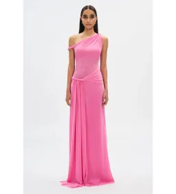 Misha Sisal Mesh Dress in Orchid Pink Size XXS/AU4 for rent on The Volte - image 1