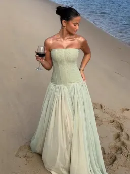 White Fox Boutique Magic Muse Maxi Dress 8 for rent on The Volte - image 1