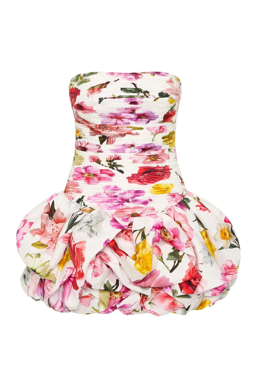 AJE VIOLETTE BUBBLE HEM MINI IN COLLAGE FLORAL SIZE 8 for rent on The Volte - main image