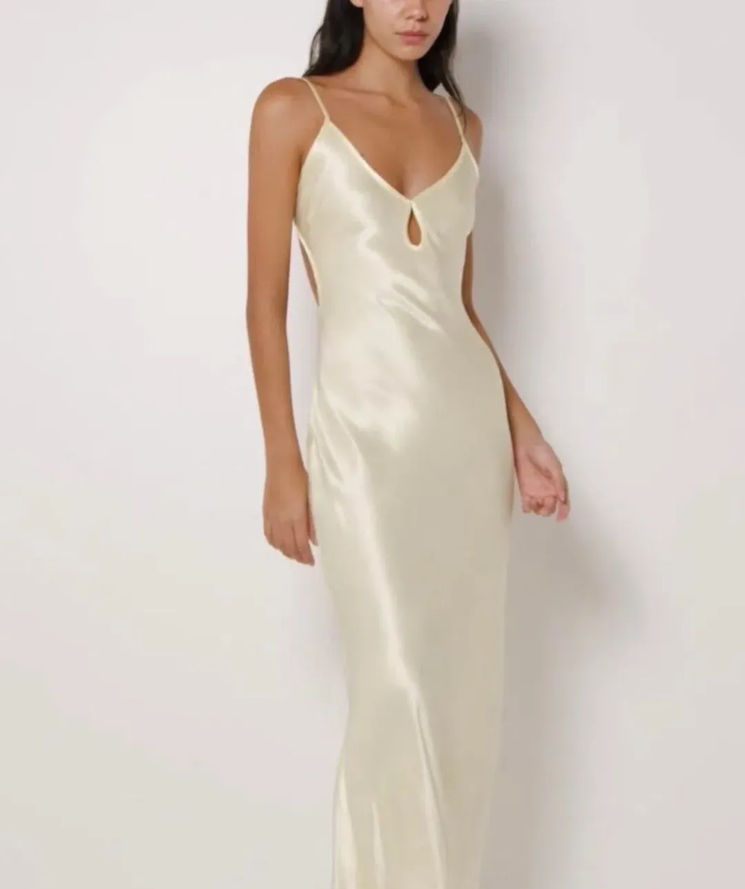 BEC + BRIDGE CEDAR CITY MAXI IN ICE YELLOW SIZE 10 for rent on The Volte - main image
