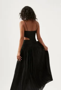 Aje Laurier Wave Maxi Dress black size 10 for rent on The Volte - image 8
