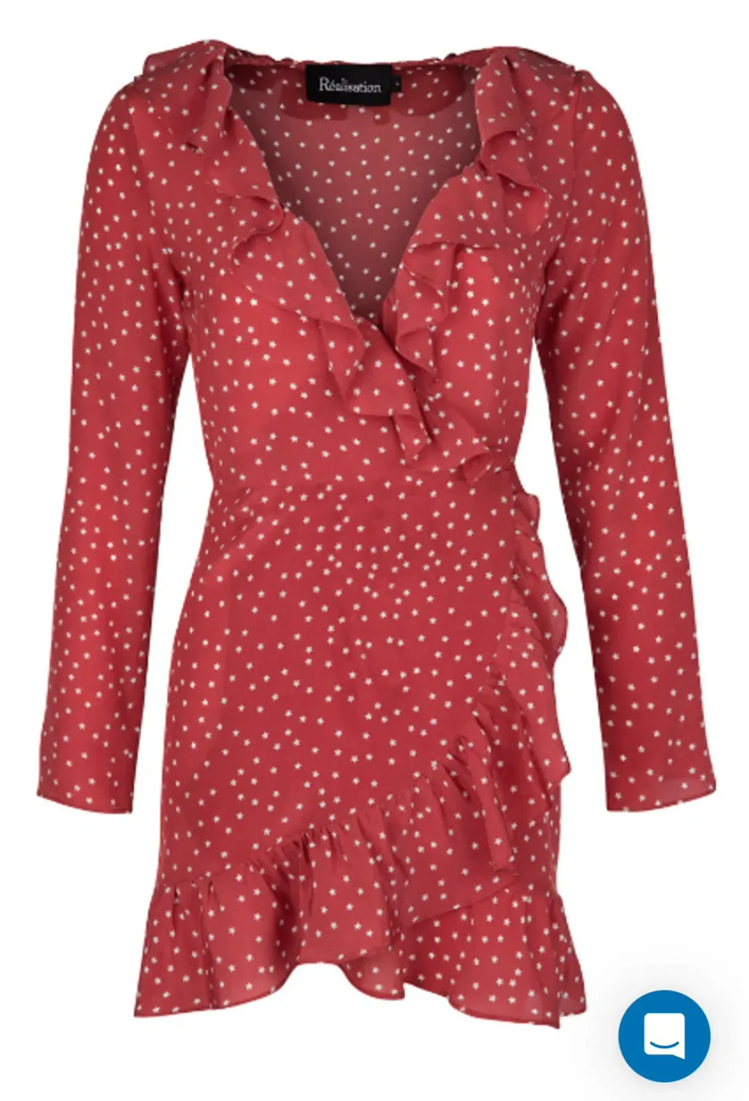 REALISATION PAR THE ALEXANDRA MINI DRESS RED STAR SIZE 10 for rent on The Volte - main image