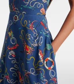 Alémais Cove printed halterneck maxi dress for rent on The Volte - image 4