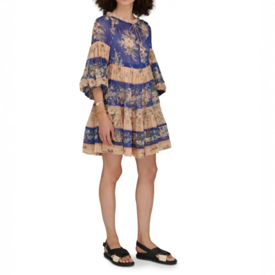 Zimmermann Moonshine Tuck Dress Size 0 / 8 AU for rent on The Volte - main image