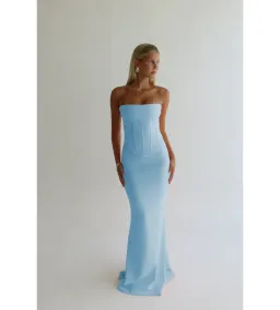 Hntr The Label Louie Gown in Baby Blue Size S/AU8 for rent on The Volte - image 3