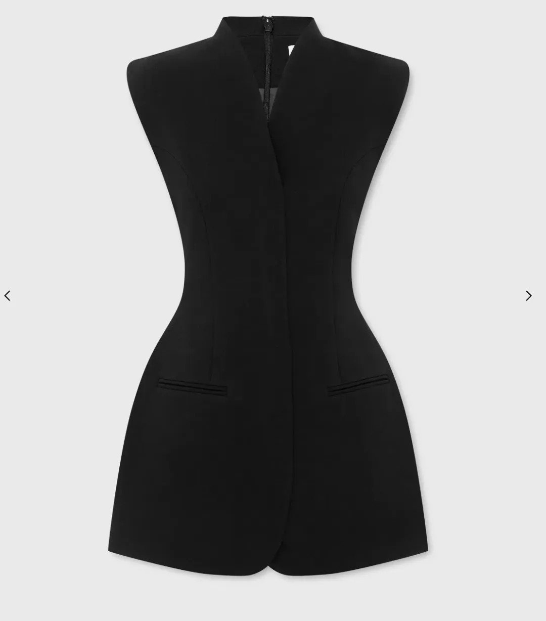 Cross Mini Dress Black - Size 8 - Capsule Wardobe for rent on The Volte - main image
