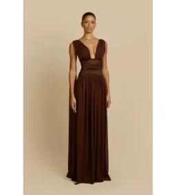 Arcina Ori Ramona Dress in Cacao Size S/AU8 for rent on The Volte - image 2