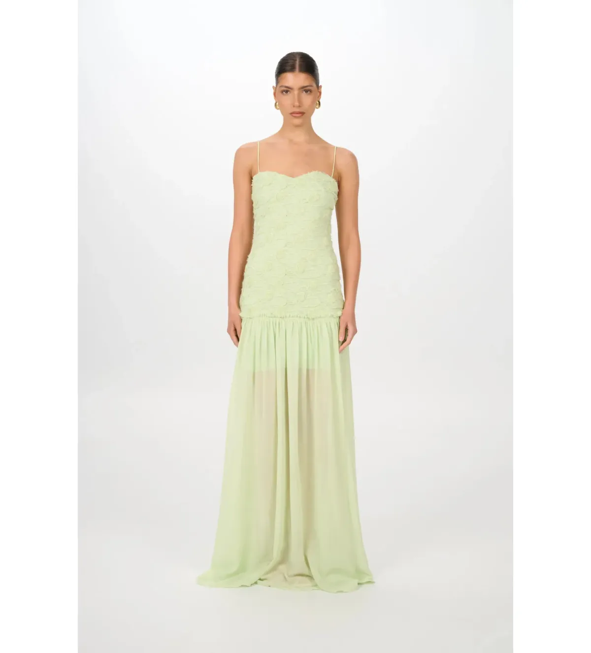 Jefre Sei Renata Dress in Mint Size XS/AU6 for rent on The Volte - main image