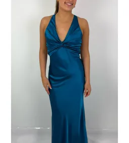 Ruth Tarvydas Goddess Gown in Teal Size AU10 for rent on The Volte - image 2
