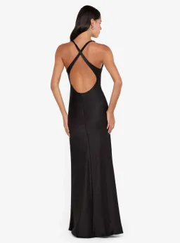 Dreamer V neck Dress Black for rent on The Volte - image 2