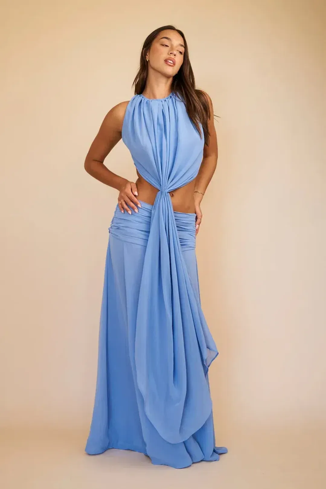 Koster Kulture Sola Maxi Set Cerulean Blue for rent on The Volte - main image