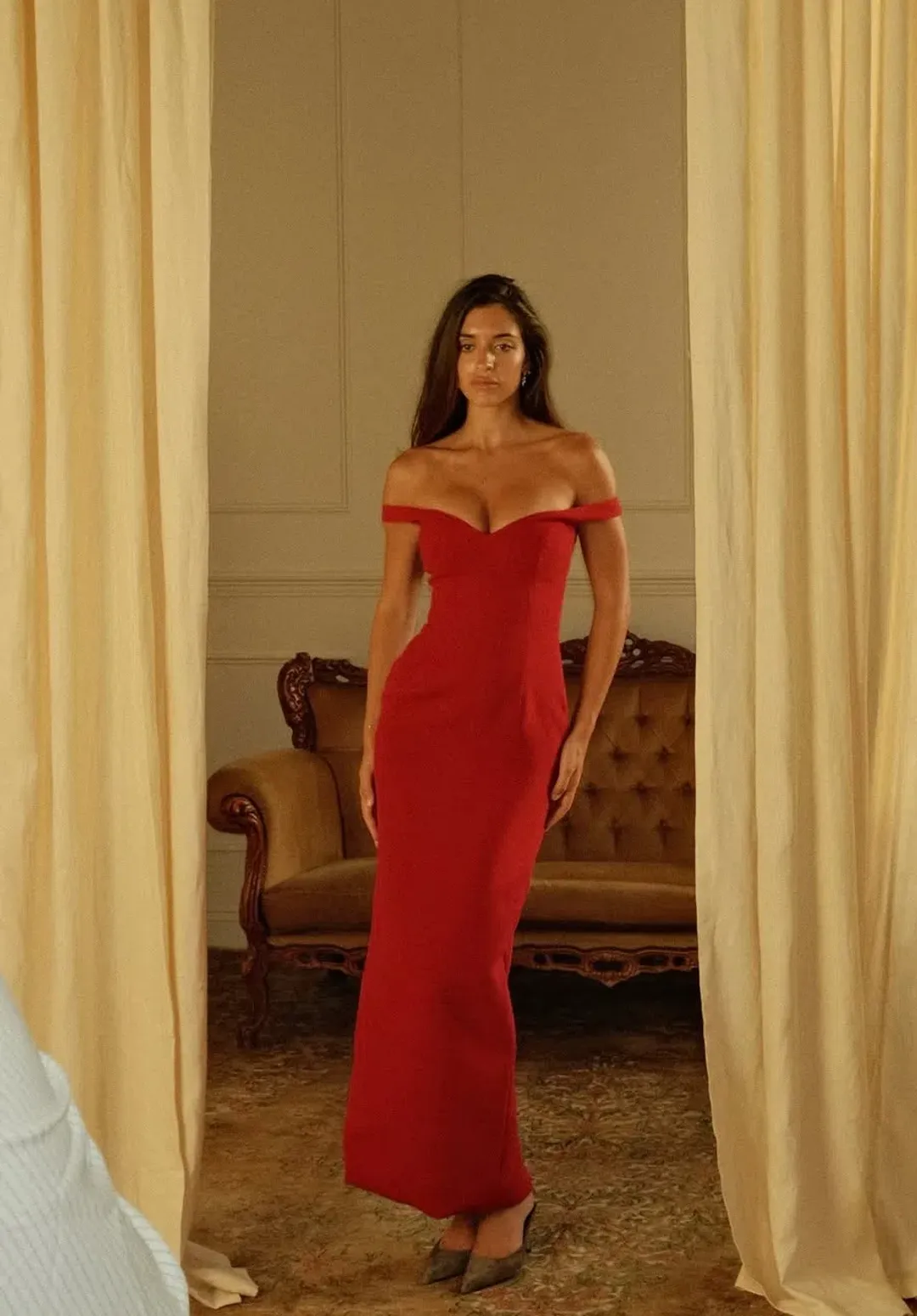 Ellery Dress in Red Medium for rent on The Volte - main image