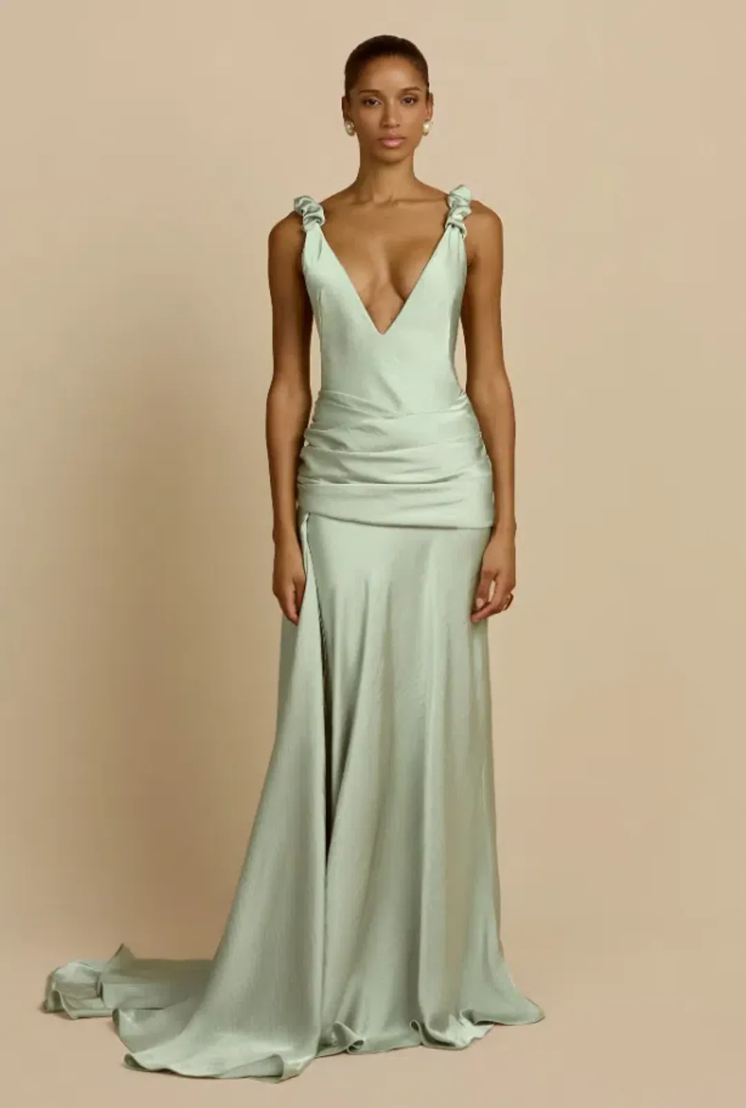 Arcina Ori MADALENA DRESS MINT Size XS for rent on The Volte - main image